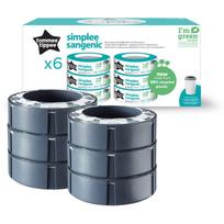 Tommee Tippee Simplee pakaitinė kasetė 6 vnt.