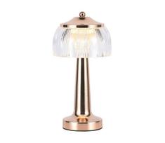 LED pritemdomas stalinis šviestuvas LED/1W/5V 3000-6000K 1800 mAh Rožinis auksas