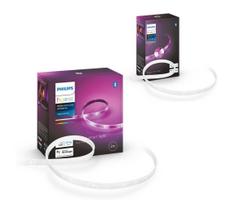 KOMPLEKTAS -LED RGBW Reguliuojama juostelė Philips Hue WACA 2m 20W/230V + juostelė 1m 11W/12V