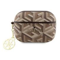 Guess GUAP2PGCE4CW GCube Charm dėklas AirPods Pro 2 rudas