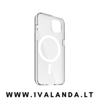 TPC permatomas dėklas su magnetine jungtimi skirta iPhone magsafe 12, 13, 14 Pro ir Pro Max modeliams