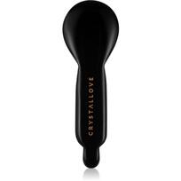 Crystallove Black Obsidian Spoon Eye Gua Sha masažo įrankis paakiams 1 vnt.