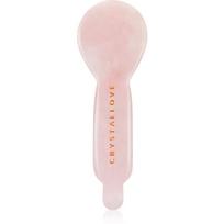 Crystallove Rose Quartz Spoon Eye Gua Sha masažo įrankis paakiams 1 vnt.