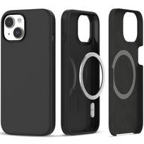 Juodas dėklas "Tech-Protect Silicone Magsafe" telefonui iPhone 15