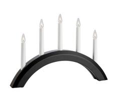 Markslöjd 705955 - Kalėdinė žvakidė AVENTO 5xE10/3W/230V juoda