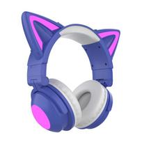 Bevielės Bluetooth ausinės su ausim ZW068 : Spalva - Violetinė (PP)