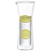 Dvisienis stiklinis ąsotis ZYLE, 900 ml. ZY3090GJ