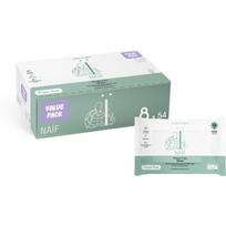 Naif Baby & Kids Plastic Free Wipes drėgnosios servetėlės vaikams nuo gimimo 8x54 vnt.