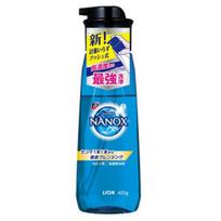 Lion Top Super Nanox Koncentruotas skystas skalbinių ploviklis, pompinis buteliukas 400ml