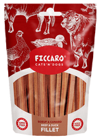 Ficcaro jautienos ir antienos filė skanėstai šunims ir katėms, 100 g