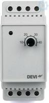 Thermoregulator DEVIreg 330, from +5°C to +45°C, 16A, DIN, with floor sensor 140F1072 | 5703466209226