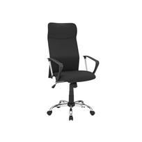 Biuro kėdė ergonominė medžiaginiu užvalkalu juoda