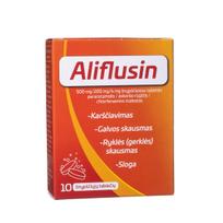 ALIFLUSIN, 500 mg/200 mg/4 mg, šnypščiosios tabletės, N10