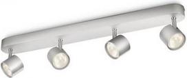 Quadruple spotlight STAR LED bar/tube aluminium 4x4.5W SELV 18W 2700K 2000Lm IP20 915004146601 | 8718291444916
