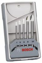 Grąžtų komplektas keramikinėms plytelėms Bosch; 4-10 mm; 5 vnt.