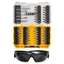 Sukimo antgalių komplektas DeWalt DT70703-QZ; 47 vnt. + akiniai nuo saulės