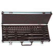 Grąžtų ir kaltų komplektas betonui Makita D-42385; SDS-plus; 10 vnt.