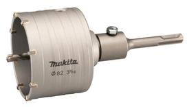 Gręžimo karūna su koteliu ir centr. Grąžtu Makita D-74027; 82 mm; SDS-plus