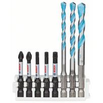 Grąžtų ir sukimo antgalių komplektas Bosch 2608577144; 8 vnt.