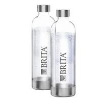 Brita | Set of Two PET Water Carbonating Bottles for SodaONE, 1 L | Carbonating Bottles