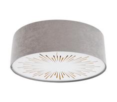 Lubinis šviestuvas RAYS 2xE27/60W/230V diametras 60 cm pilka