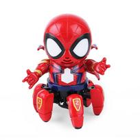 Spaiderman robotas su valdymo pultu, šviesos efektai