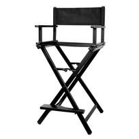 Makiažo kėdė Osom Professional Makeup Chair, juodos spalvos, sulankstoma +dovana