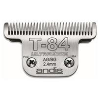 Peiliukai Andis Ultra Edge Detachable Blade T-84 AN-21641 gyvūnų plaukų kirpimo mašinėlėms AG, AGC, AGP, AGRC, AGCL, AGR+, AGRV, MBG, SMC, 2,4 mm ilgio, 1 vnt.