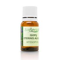 Saflora ISOPŲ ALIEJUS Iš vaistinių isopų (juozažolės) Hyssopus officinalis žolės