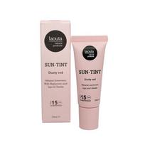 Natūralūs lūpų ir skruostų dažai su apsauga nuo saulės Laouta Sun Tint Dusty Red LAO0165, raudono atspalvio, SPF 15, 10 ml