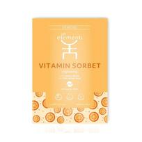 Skaistinanti paakių kaukė Gli Elementi Vitamin Sorbet Brightening GLI01931, 3 x 2, 2ml