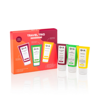Q+A Travel Trio Bodycare Gift Set Kūno priežiūros priemonių rinkinys, 3x50ml