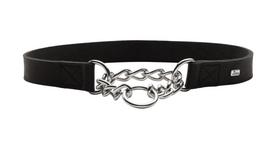 HUNTER AALBORG  Colar with chain antkaklis su grandinėle šunims 50 /M-L, juodas