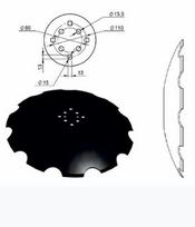 Diskas TCS-DIS-503 Crenellated 610mm