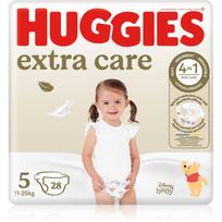 Huggies Extra Care Size 5 vienkartinės sauskelnės 11-25 kg 28 vnt.