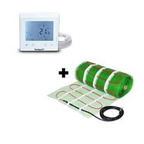 Grindinio šildymo tinklelis Wellmo MAT + programuojamas termostatas Feelspot WTH-51.36 NEW 375W, 2,5m²