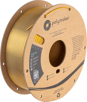 Polymaker PolyLite Silk PLA Dual Color - 1.75mm - 1kg - Crown Auksinis-Sidabrinis