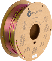 Polymaker PolyLite Silk PLA Dual Color - 1.75mm - 1kg - Aubergine Lime-Magenta