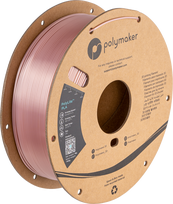 Polymaker PolyLite PLA - 1.75mm - 1kg - Silk Rose Gold