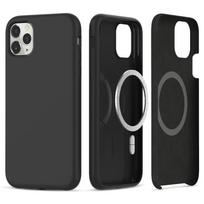Juodas dėklas "Tech-Protect Silicone Magsafe" telefonui iPhone 11 Pro