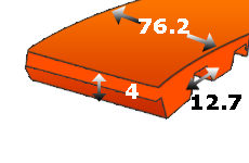 Dantytas diržas 420-H 300 z84