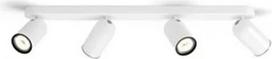 Luminaire PONGEE 4xNW 230V MASSIVE GU10 5.5W IP20 50584/31/PN White 915005531401 | 8718696164853