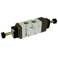 Pneumatinis solenoidinis vožtuvas 5/3 bistable 3/8" SF5503-IP