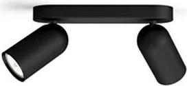 Luminaire PONGEE 2xNW 230V GU10 5.5W IP20 50582/30/PN Black 915005531001 | 8718696164815