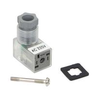 CD1-A2 LED solenoidinio vožtuvo ritės kištukas 15 mm 230V AC