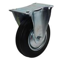 Fiksuotas ratas fi 85 mm guma su montavimo plokšte, keliamoji galia 60 kg 4002 - 85x25