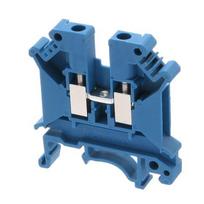 PC4 mėlynos spalvos DIN bėgio jungtis 32A/800V 0.2-4mm2