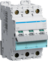 HAGER grandinės pertraukiklis 10 kA C 3-GEAR NCN350A