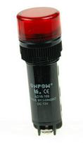 Mirksinti indikatoriaus lemputė AD16-16S/12V, 16mm, raudona