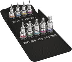 WERA 8767 C TORX HF 1 rinkinys iš 9 Zyklop veržliarakčių 1/2"